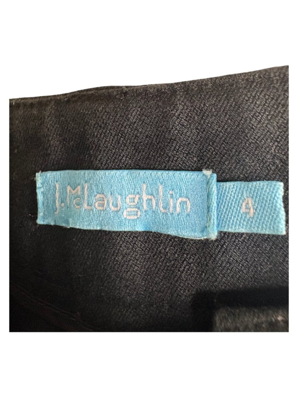J.McLaughlin Compass Button Black Stretch Straight Leg Pants Women’s Size 4 - Picture 5 of 7